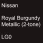 Preview: Nissan, Royal Burgundy Metallic (2-tone), LG0.